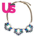 The New Years Eve Necklace (Seen in Us Weekly Magazine) - Blue Shades