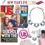 The New Years Eve Necklace  (Seen in Us Weekly Magazine) - Coral shade