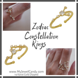 Zodiac Constellation Rings