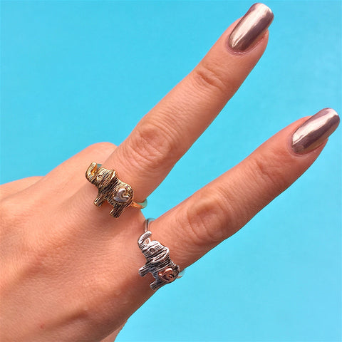Elephant Heart Ring by Social Saints - My Jewel Candy - 1