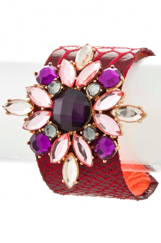 Flower Cuff Bracelet - My Jewel Candy - 1