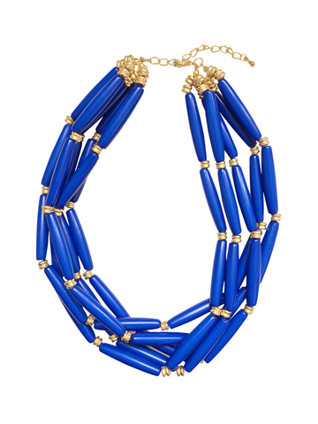 Blue Hawaii Bib Necklace - My Jewel Candy