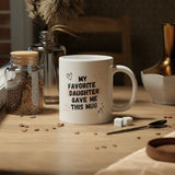Personalized Cute Gift from Daughter to Mother | Holiday gift for Mom | Birthday Gift from Child | favorite daughter funny gift