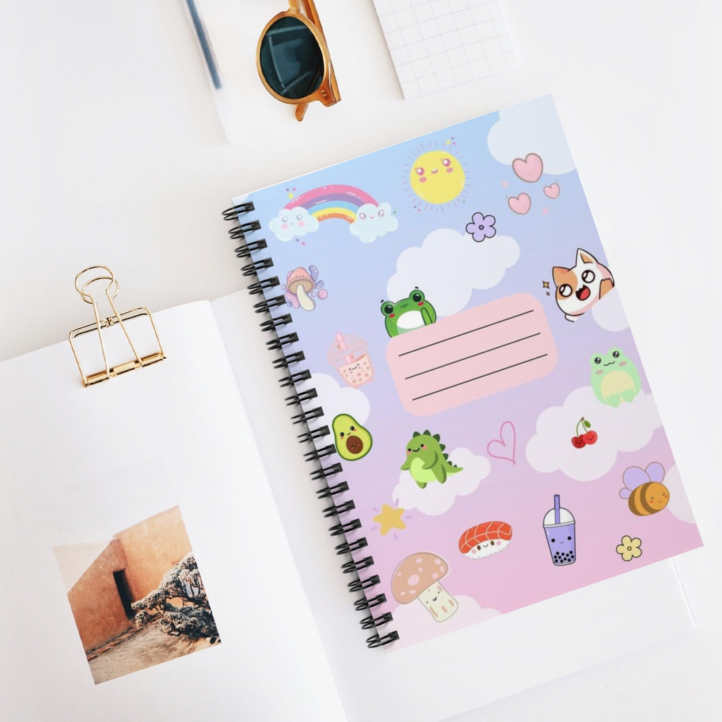 OMG! Cute Kawaii Stickers Notebook Journal!