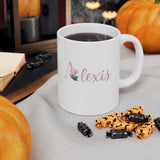 Personalized Gift Mug with Flowers | 11oz Ceramic Mug