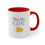 Cute Hanukkah Gift Mug | Happy Hanukkah | Jewish Personalized Gift |  Boyfriend or Girlfriend Chanukah Present, Funny Jewish Mug, I love you