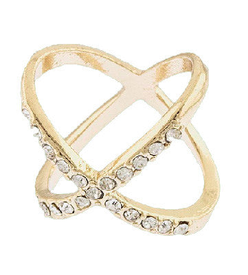 X Ring (Gold) - My Jewel Candy - 1
