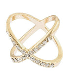 X Ring (Gold) - My Jewel Candy - 1