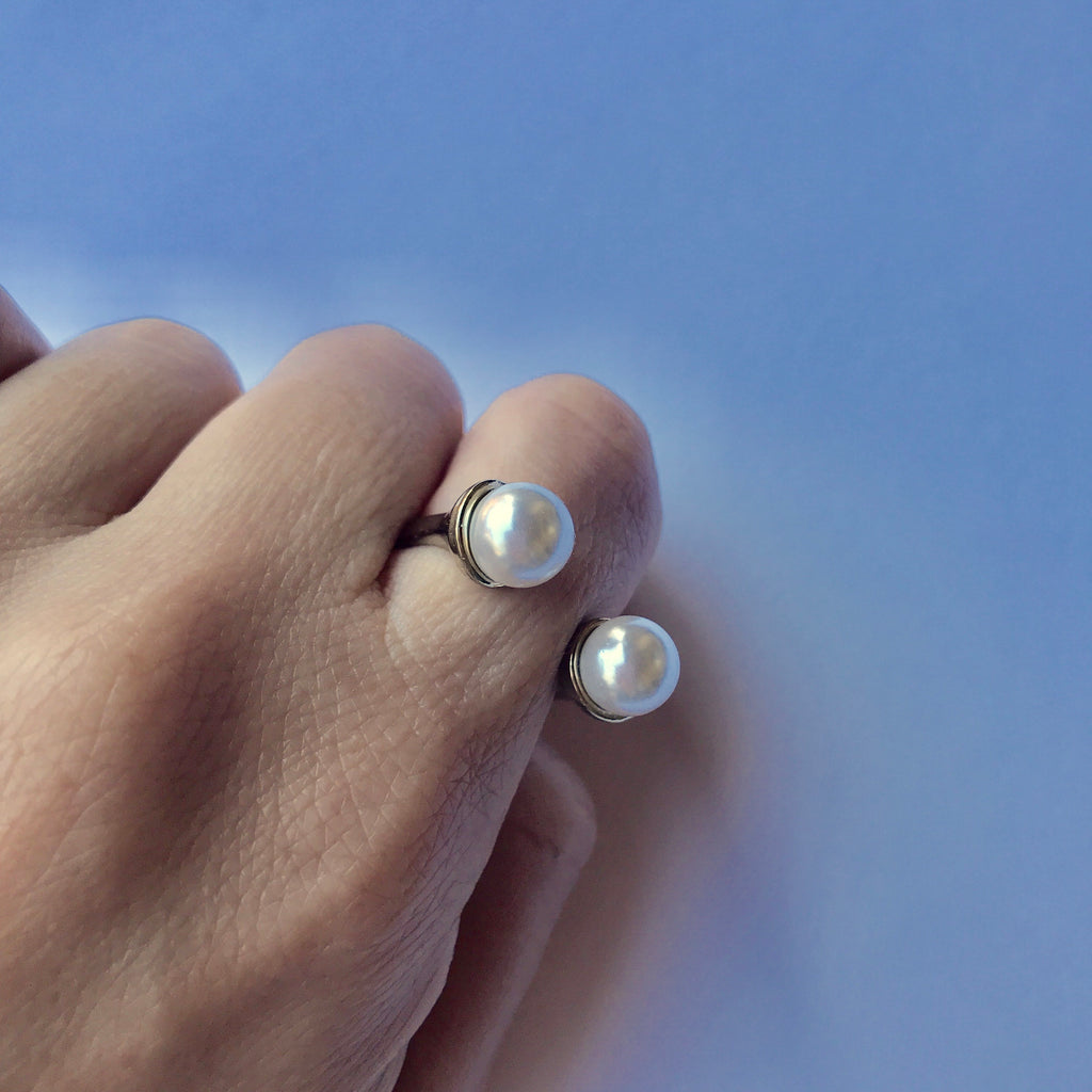 💍Double Pearl Ring💍