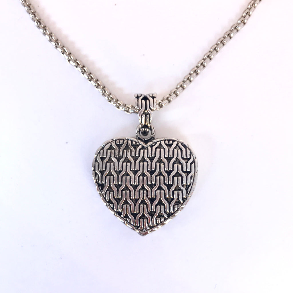 Silver Heart Pendant Necklace❤️