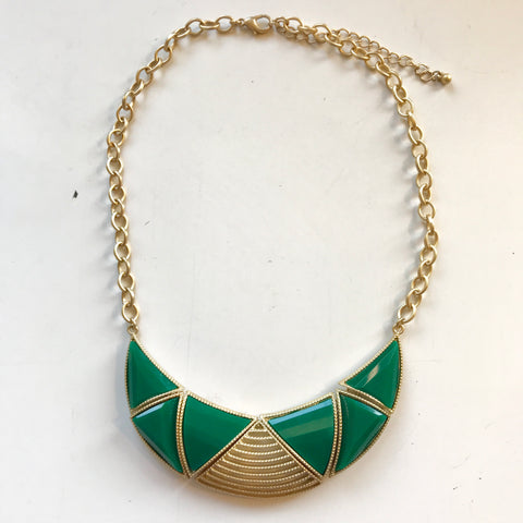 Green & Gold Necklace