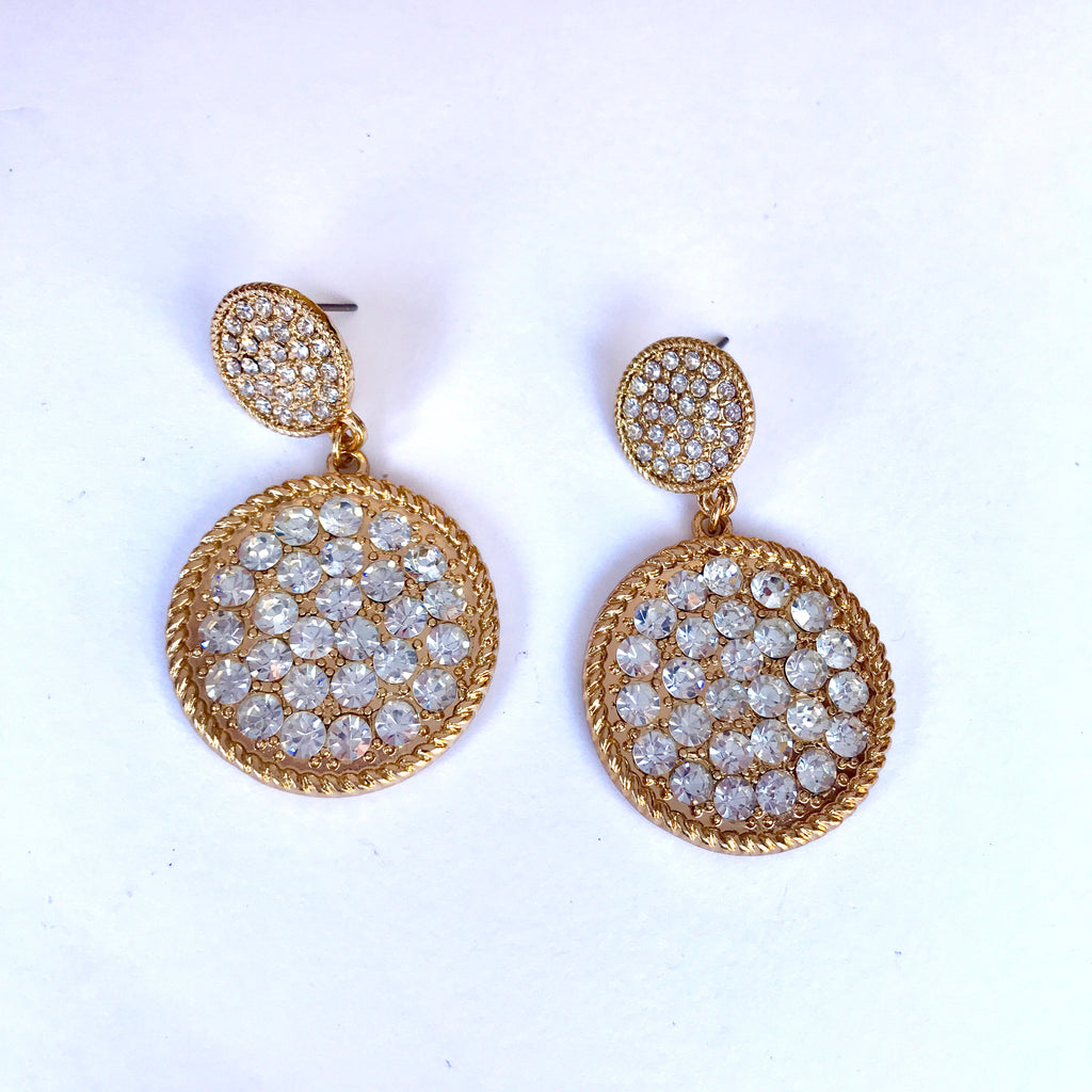 💎Round Crystal Brilliance Earrings 💎