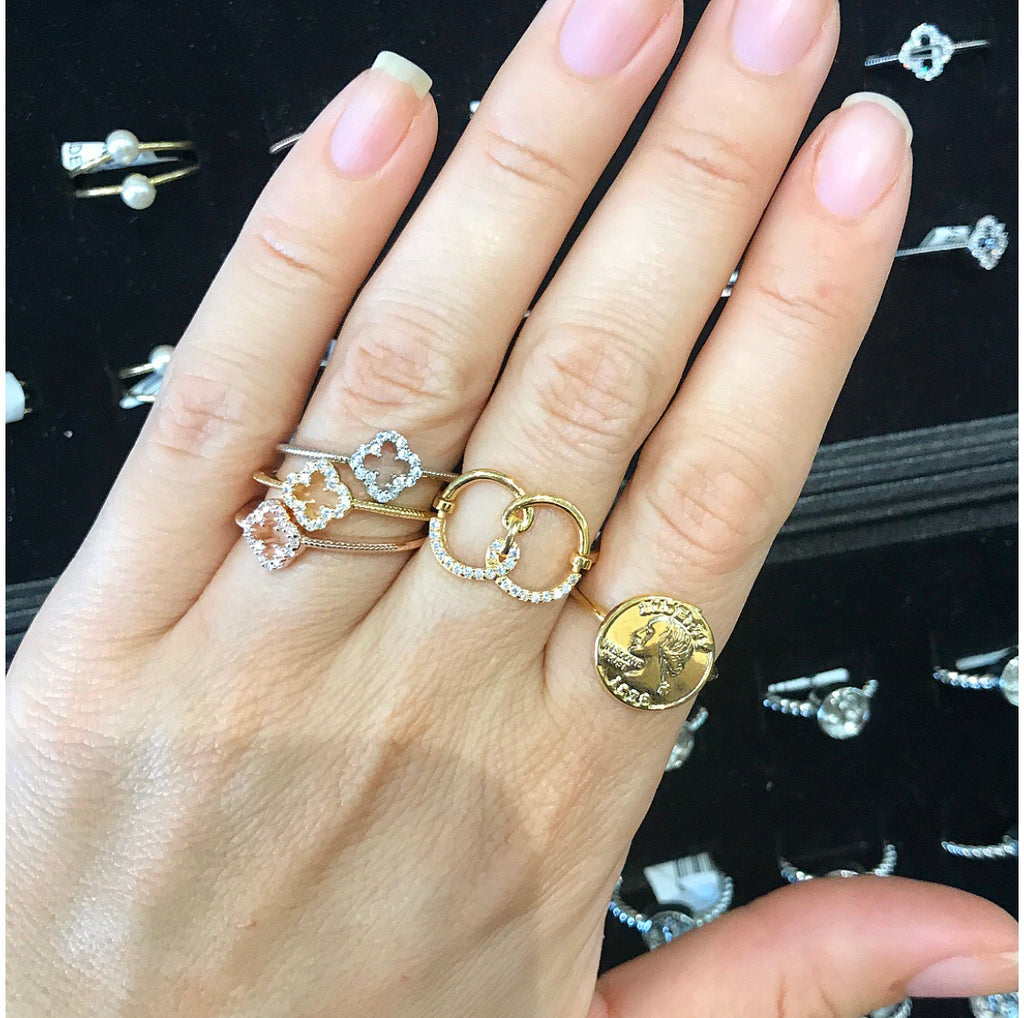 Cute Rings Discem ๐Cute Stack Rings๐ โ Jewel Candy