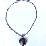 Silver Heart Pendant Necklace❤️