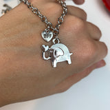 BFF save the elephants bracelet