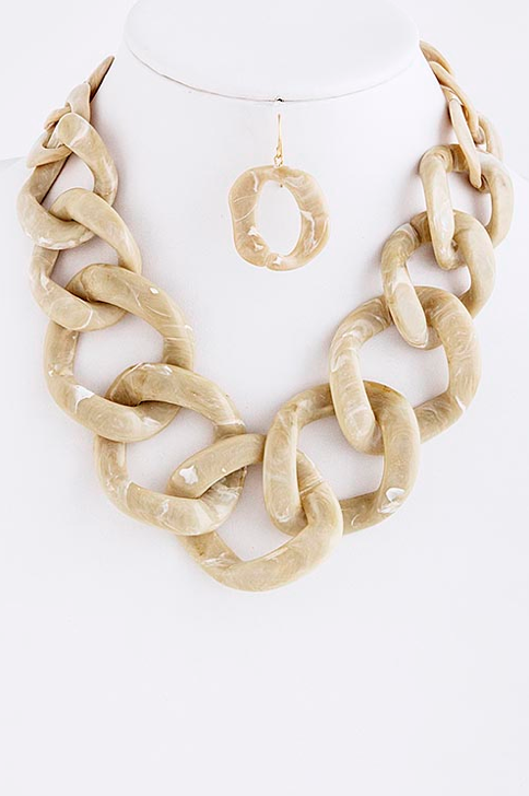 Ivory Chain Necklace - My Jewel Candy - 1