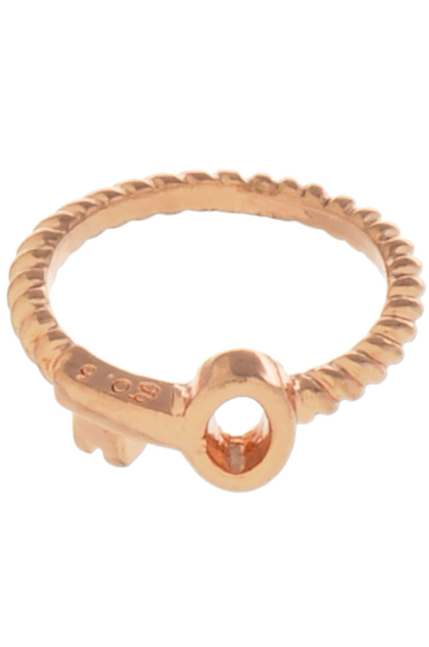 Rose Gold Key Knuckle Ring - My Jewel Candy - 1