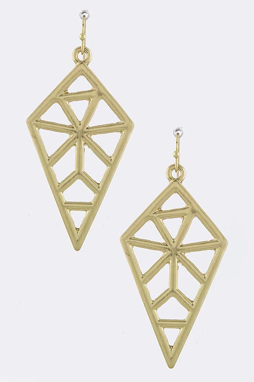 Kite Cut Out Earrings - My Jewel Candy - 1