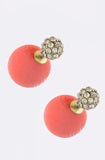 Double-Sided Ear Pops (Coral) - My Jewel Candy - 1