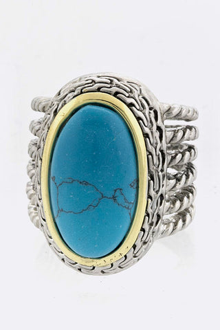 Oval Stone Ring - My Jewel Candy - 1