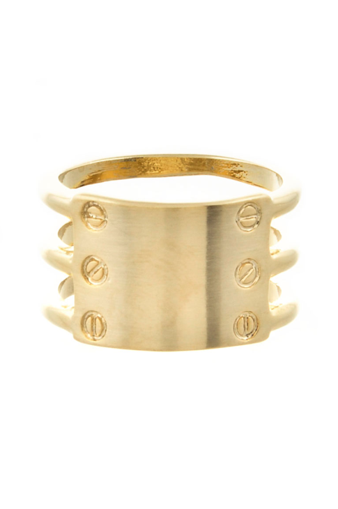 Gold Plate Ring - My Jewel Candy