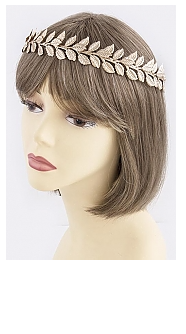 Leaf Encrusted Tiara (SILVER) - My Jewel Candy