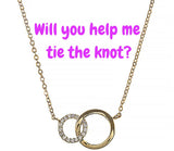 Tie the Knot Circle Necklace - My Jewel Candy - 1