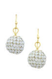 Turquoise Dangle Disco Ball Earrings - My Jewel Candy - 6