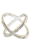 X Ring (Silver) - My Jewel Candy - 1